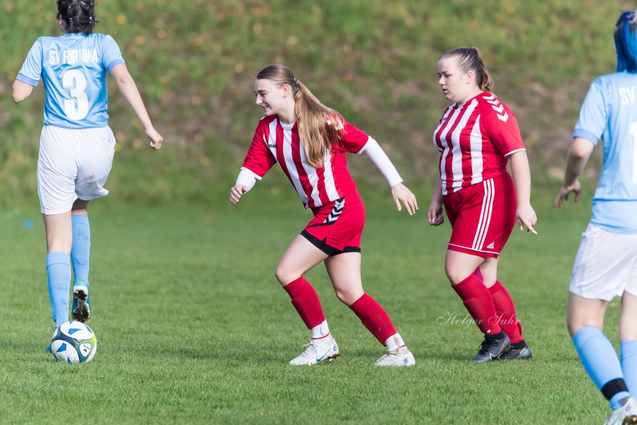 Bild 307 - wBJ TuS Tensfeld - SV Fortuna St. Juergen